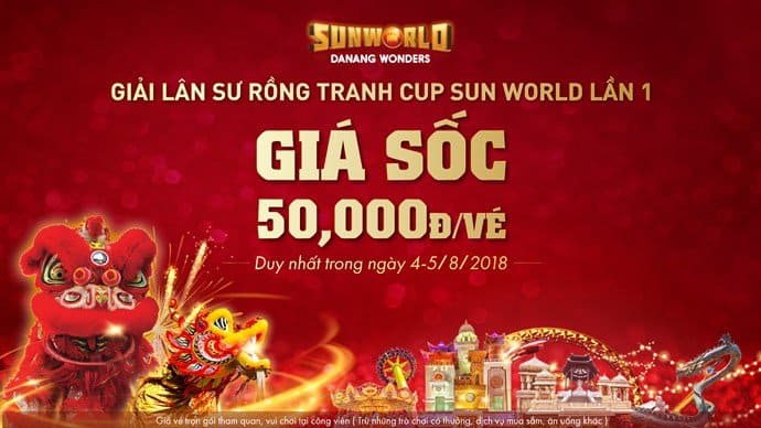 Giải Lân Sư rồng tranh Cup Sun World lần 1