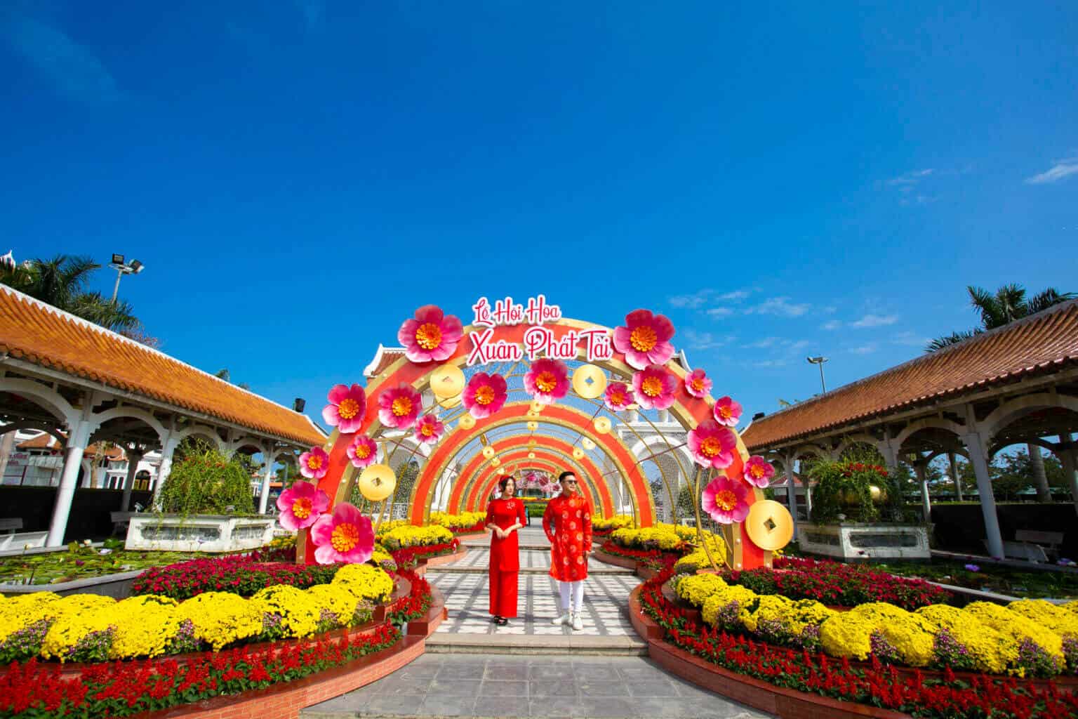 THIS LUNAR NEW YEAR, COMING TO SUN WORLD DANANG WONDERS, YOU WILL BE  EXTREMELY HAPPY WITH THE SPRING FLOWER FESTIVAL “XUAN PHAT TAI” (FORTUNE  SPRING) - Asia Park - Công viên Châu Á