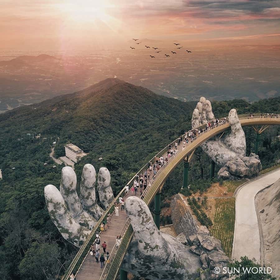 Cầu Vàng Đà Nẵng - Công trình “vô tiền khoáng hậu” của Việt Nam và thế giới