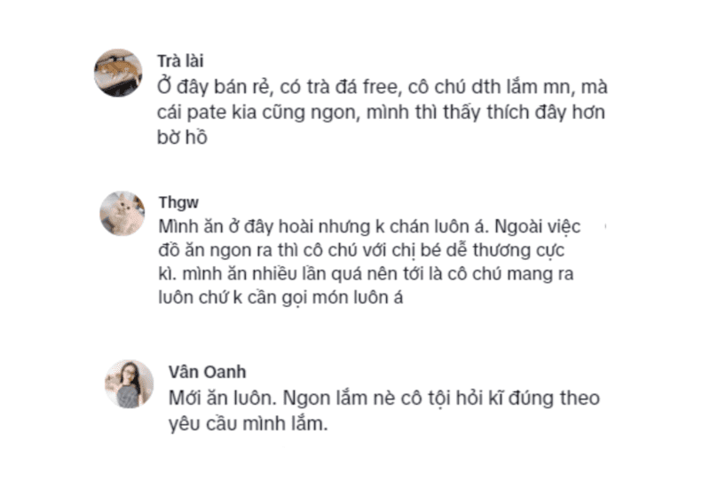 Banh Mi Chao Co Lien Duoc Nhieu Thuc Khach Danh Gia Tich Cuc