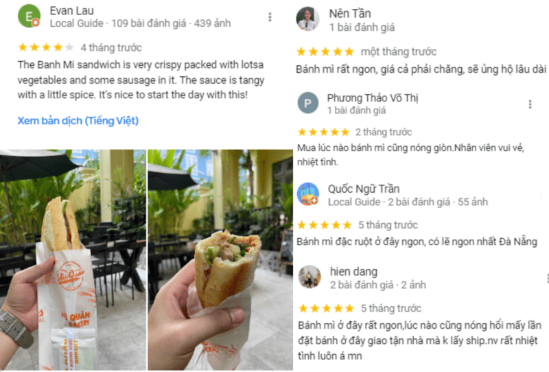Huong Vi Banh Mi O Anh Quan Bakery Nhan Duoc Nhieu Danh Gia Tich Cuc