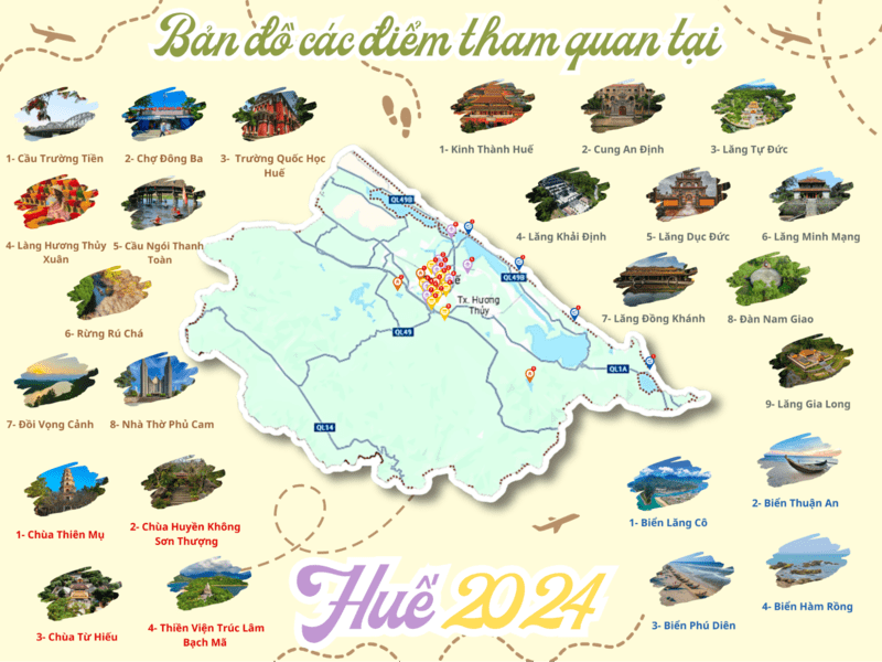 1 Ban Do Cac Diem Tham Quan Tai Hue 2024